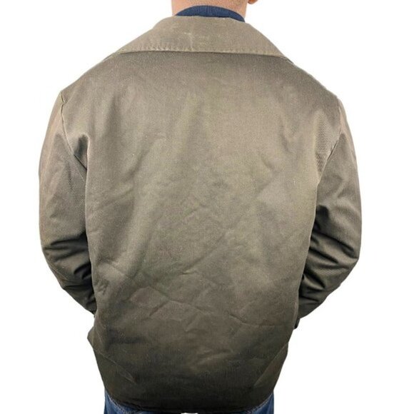 Sears Men's Vintage Brown Wearmaster Full Zip Sherpa Lined Work Jacket US M - Picture 2 of 11